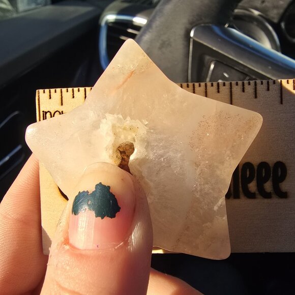 Flower Agate Crystal Star - Picture 3 of 3